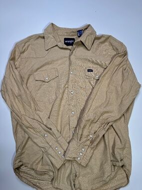Wrangler Work Shirt Pearl Snap